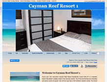 Tablet Screenshot of caymanreefresort1.com